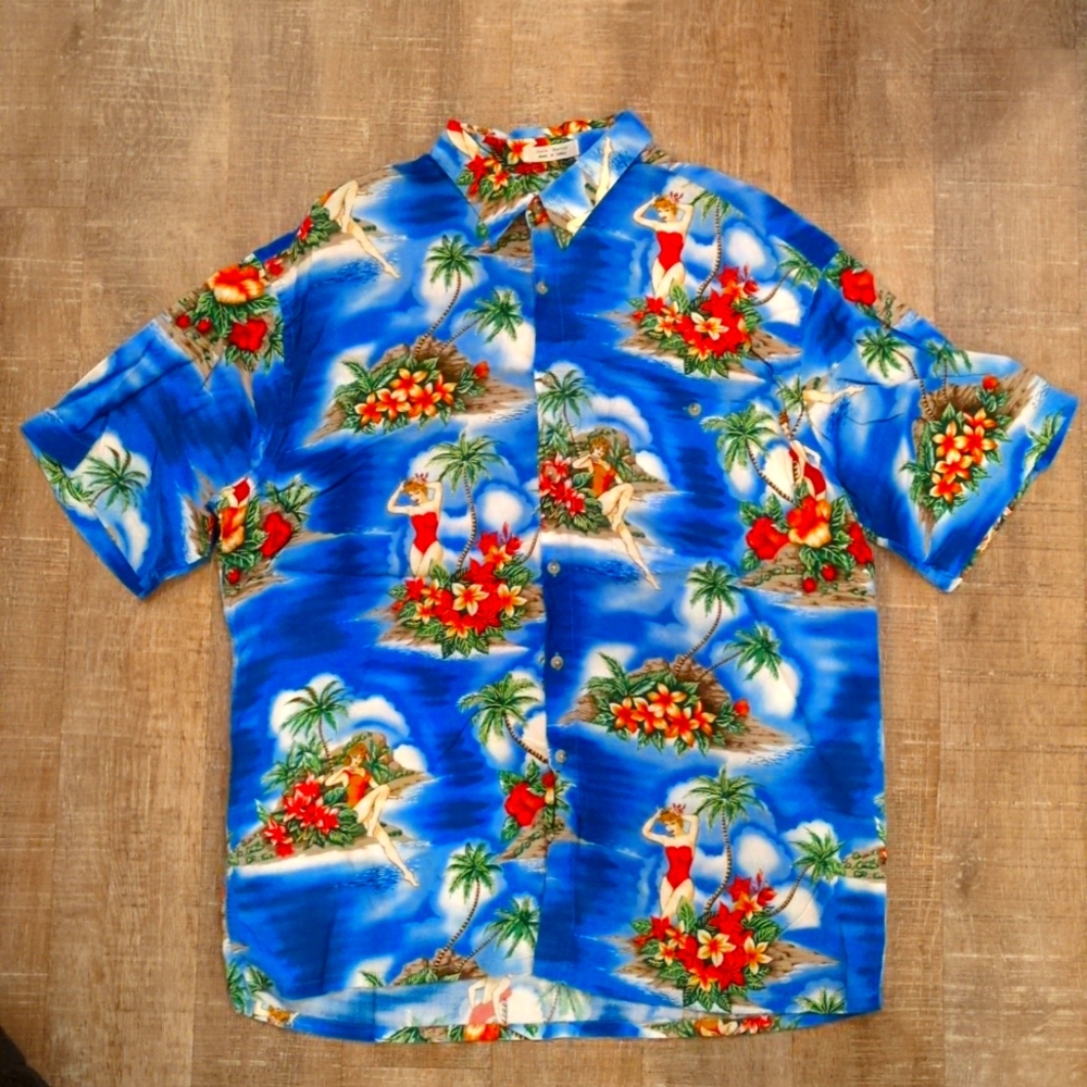 Vintage Pierre Cardin Hawaiian Shirt